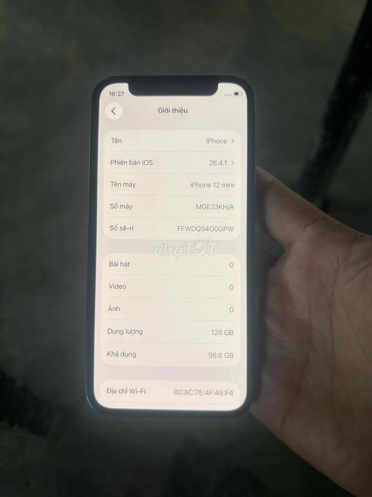 Apple iPhone 12 mini 128GB Xanh. Mua bán Điện thoại tại Huyện Gò Quao Kiên Giang được đăng bởi lac quang yeu đời hình 1