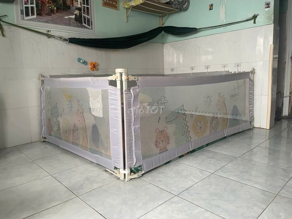 Thanh chắn giường 1,4*2m cho bé. Mua bán Mẹ và bé tại Quận Bình Thạnh Tp Hồ Chí Minh được đăng bởi Mr Nhu Nguyễn hình 1