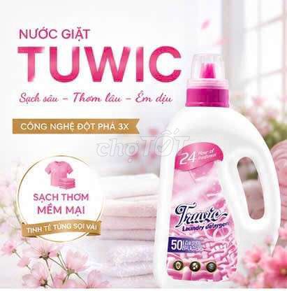 Nước giặt TUWIC hương hoa 5000ml. Mua bán Thiết bị vệ sinh, nhà tắm tại Thành phố Thủ Dầu Một Bình Dương được đăng bởi Nguyễn Ngọc Ánh hình 1