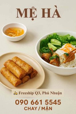 chả giò nhà làm chay mặn. Mua bán Đồ ăn, thực phẩm và các loại khác tại Quận 3 Tp Hồ Chí Minh được đăng bởi Duyen Vu