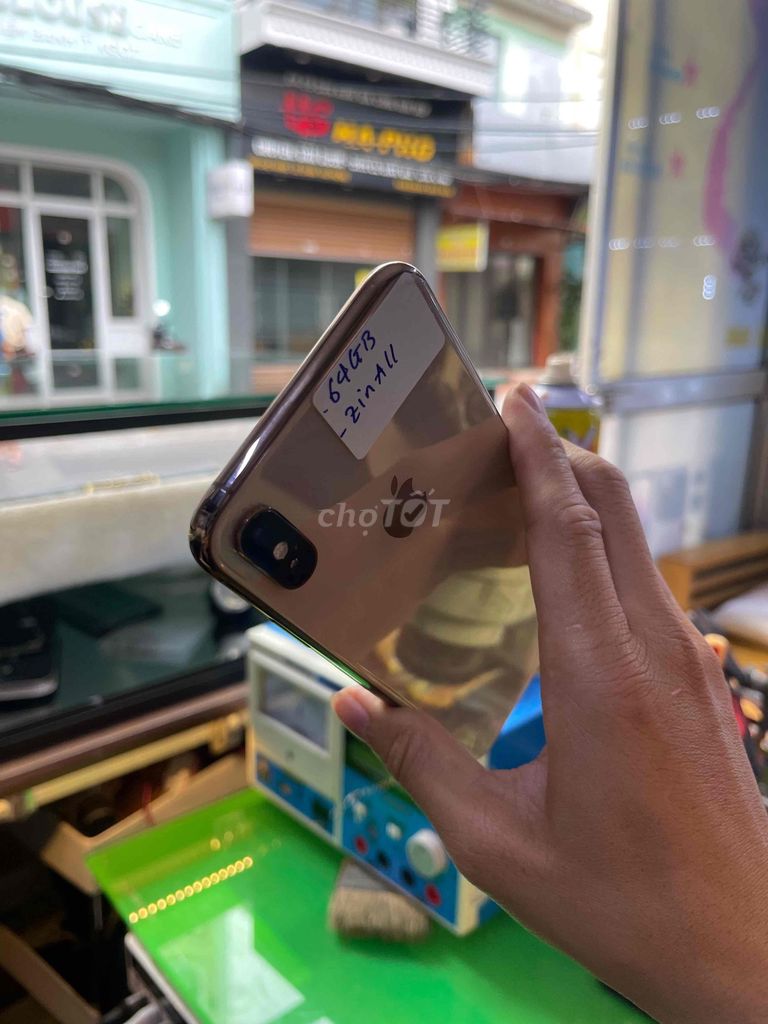 iPhone XS Max 64GB Vàng Gold Zin All, đẹp 99%. Mua bán Điện thoại tại Quận Lê Chân Hải Phòng được đăng bởi Huy Tưởng Mobile hình 1