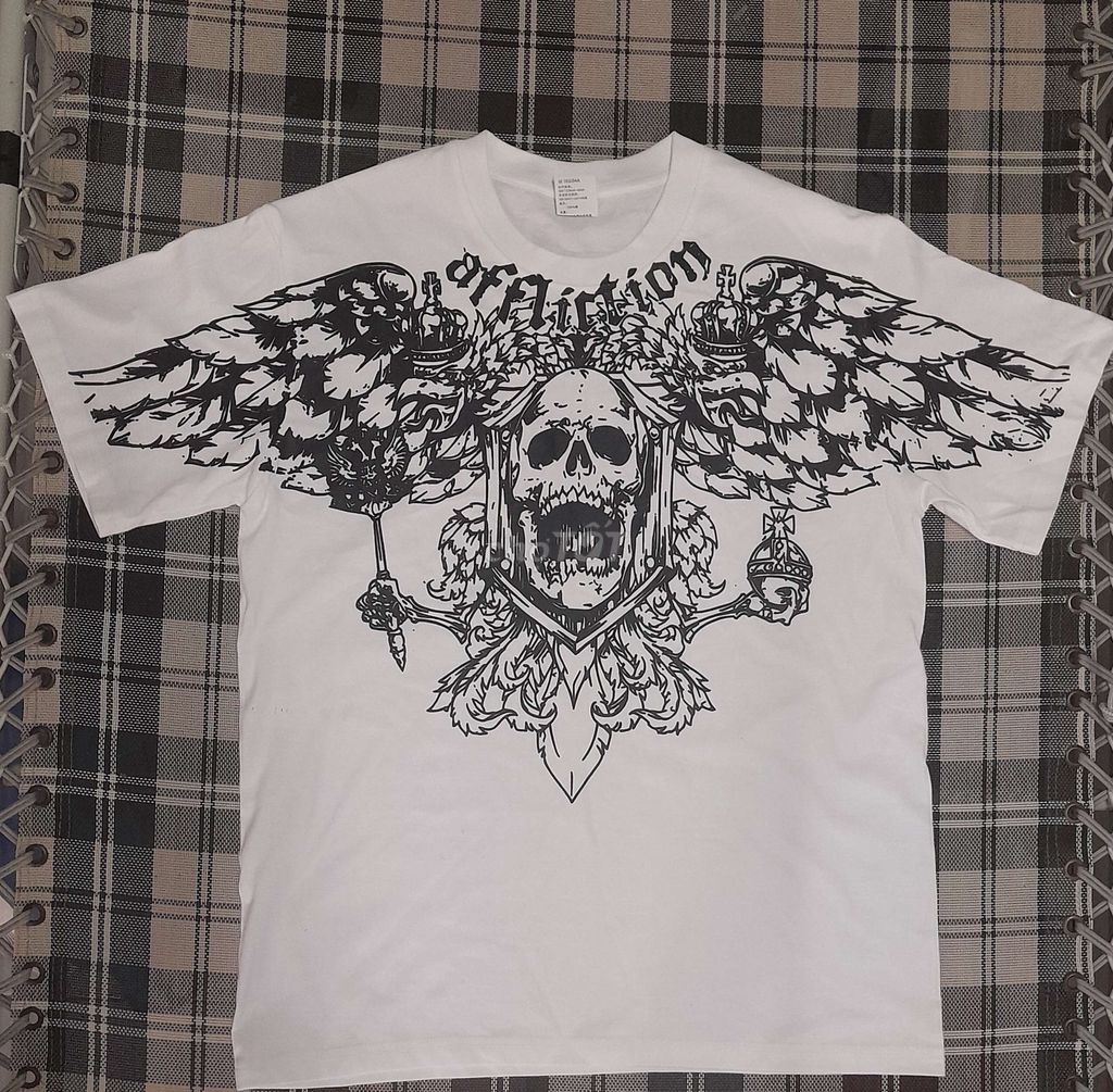 Áo thun Affliction Unisex Vải Trắng. Mua bán Quần áo tại Thành phố Vũng Tàu Bà Rịa - Vũng Tàu được đăng bởi Huệ Trần hình 1