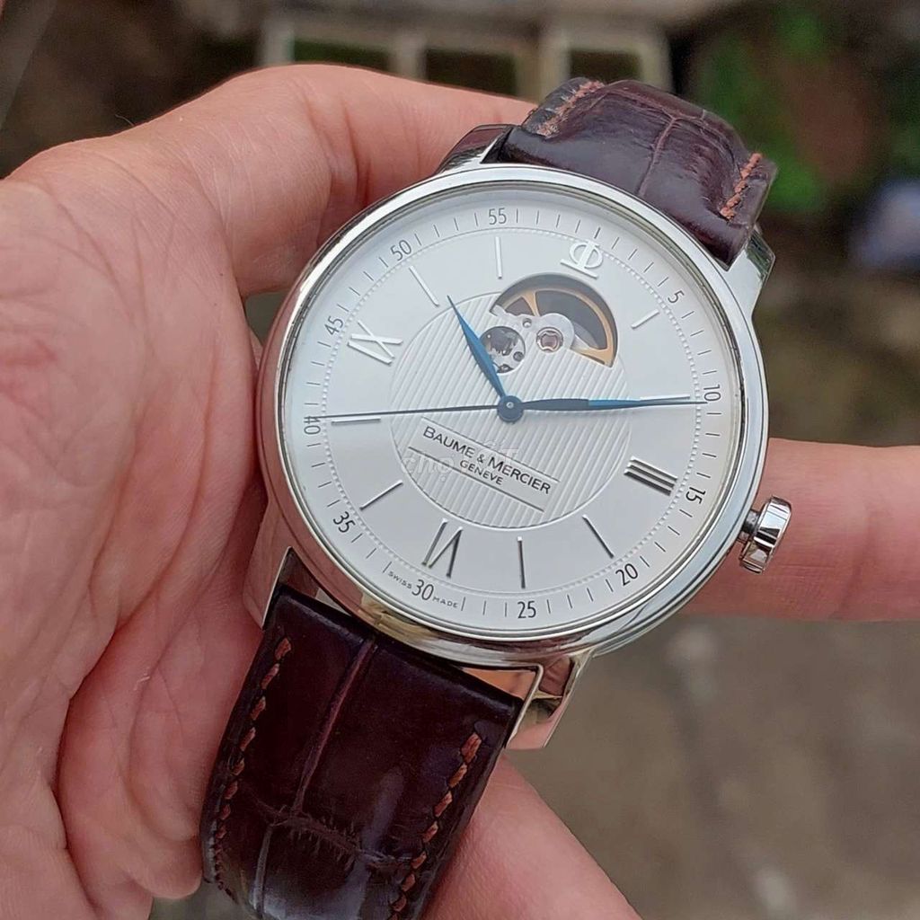 Đồng hồ Baume Mercier Nam 42mm Nâu. Mua bán Đồng hồ tại Quận Cầu Giấy Hà Nội được đăng bởi Bùi Huỳnh hình 1