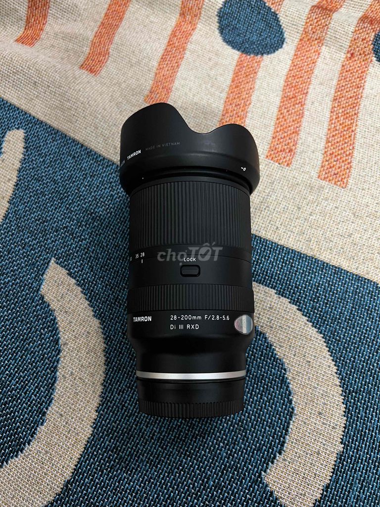 Ống kính Tamron 28-200mm F/2.8-5.6 Đen. Mua bán Máy ảnh, Máy quay tại Thành phố Thủ Đức Tp Hồ Chí Minh được đăng bởi Phúc hình 1
