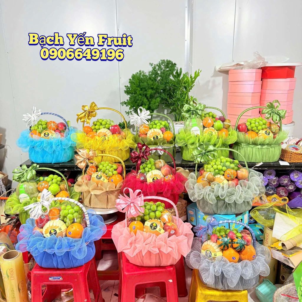 Giỏ quà trái cây Bạch Yến Fruit. Mua bán Đồ ăn, thực phẩm và các loại khác tại Quận 10 Tp Hồ Chí Minh được đăng bởi Nguyễn Hoàng Minh  hình 1