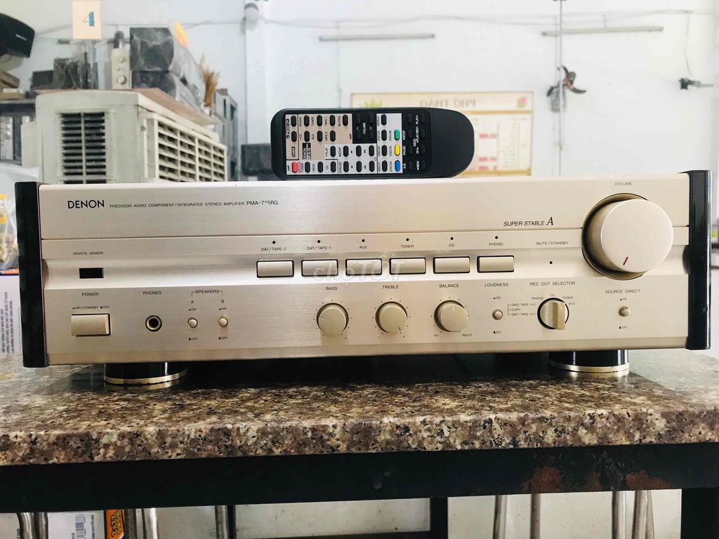 Amply DENON PMA-715RG CS-162w/1kênh chạy 4 sò than