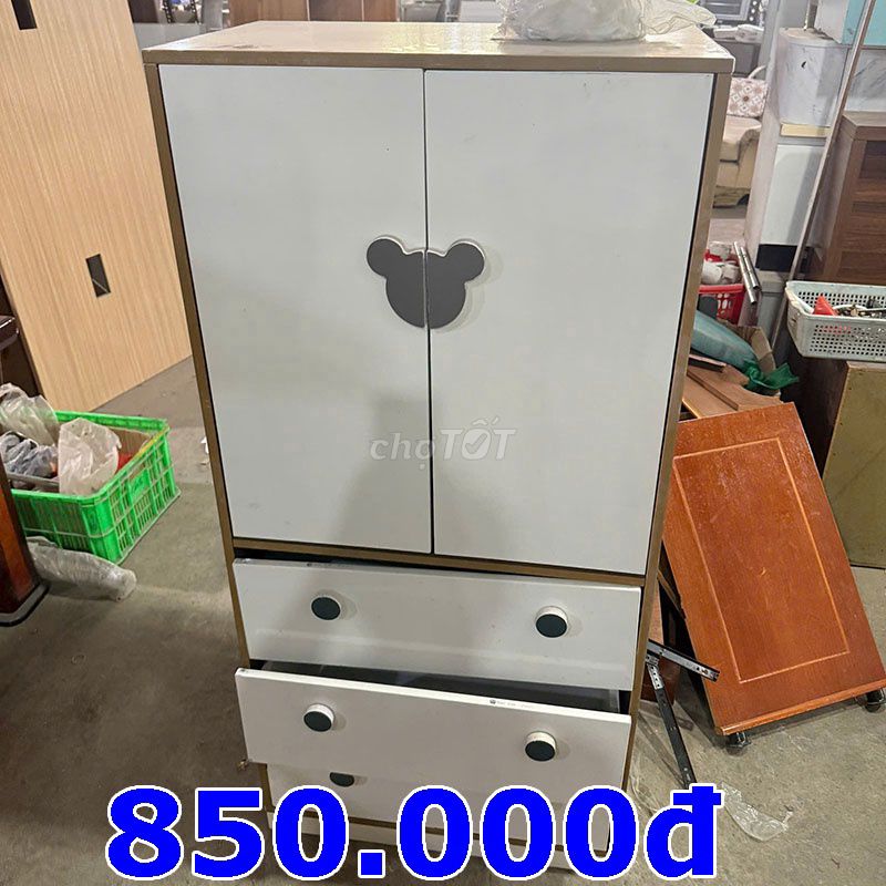 Tủ Quần Áo Gỗ MDF Đã Sử Dụng Còn Mới 90%. Mua bán Tủ, kệ gia đình tại Huyện Nhà Bè Tp Hồ Chí Minh được đăng bởi MrCường hình 1