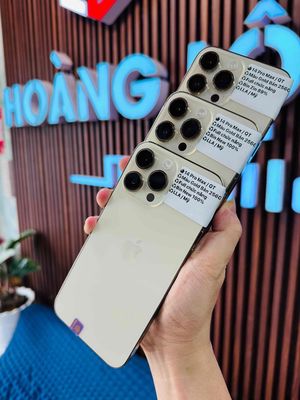 🍎14 Pro Max  / Gold  QT 256G Zin đẹp