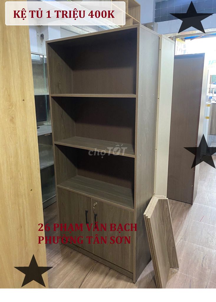KỆ TỦ TRƯNG BÀY / KỆ ĐỰNG SÁCH; HỒ SƠ 80X180CM. Mua bán Tủ, kệ gia đình tại Quận Tân Bình Tp Hồ Chí Minh được đăng bởi  BÀN GHẾ VĂN PHÒNG VÀ TỦ TRƯNG BÀY SHOP hình 1