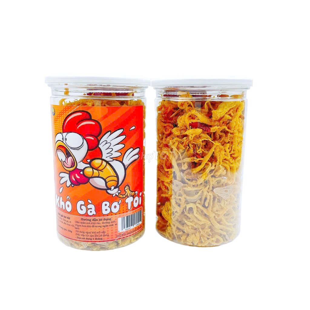 Khô Gà Bơ Tỏi Ngon Giòn 250g V-FOOD,  thơm ngon. Mua bán Đồ ăn, thực phẩm và các loại khác tại Huyện Hóc Môn Tp Hồ Chí Minh được đăng bởi ĂN VẶT VFOOD hình 3