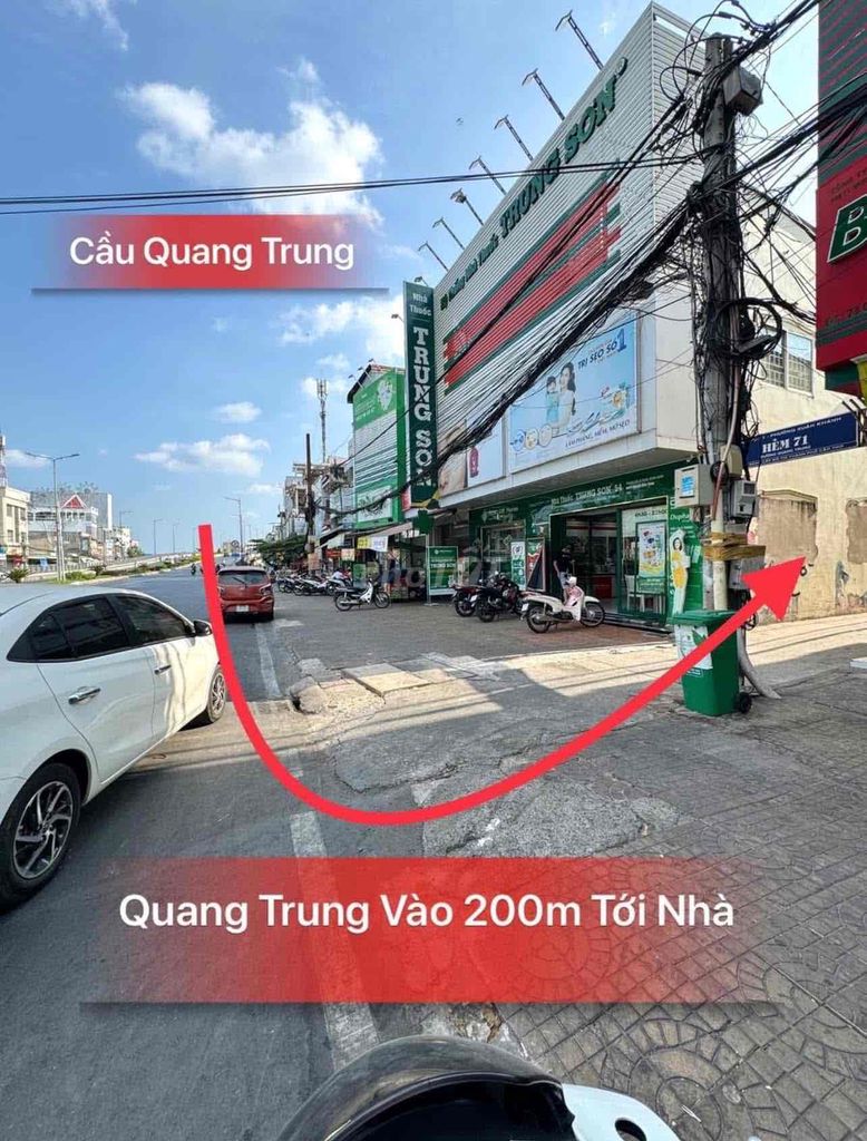 NỀN THỔ CƯ HẺM 33  QUANG TRUNG PHÉP XÂY DỰNG CHÍNH