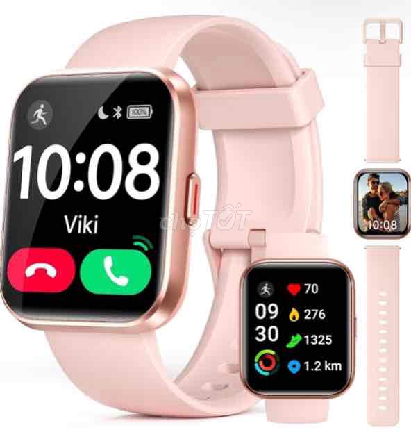 Smart Watch màu Hồng Cho Nữ. Xách tay Mỹ Mới