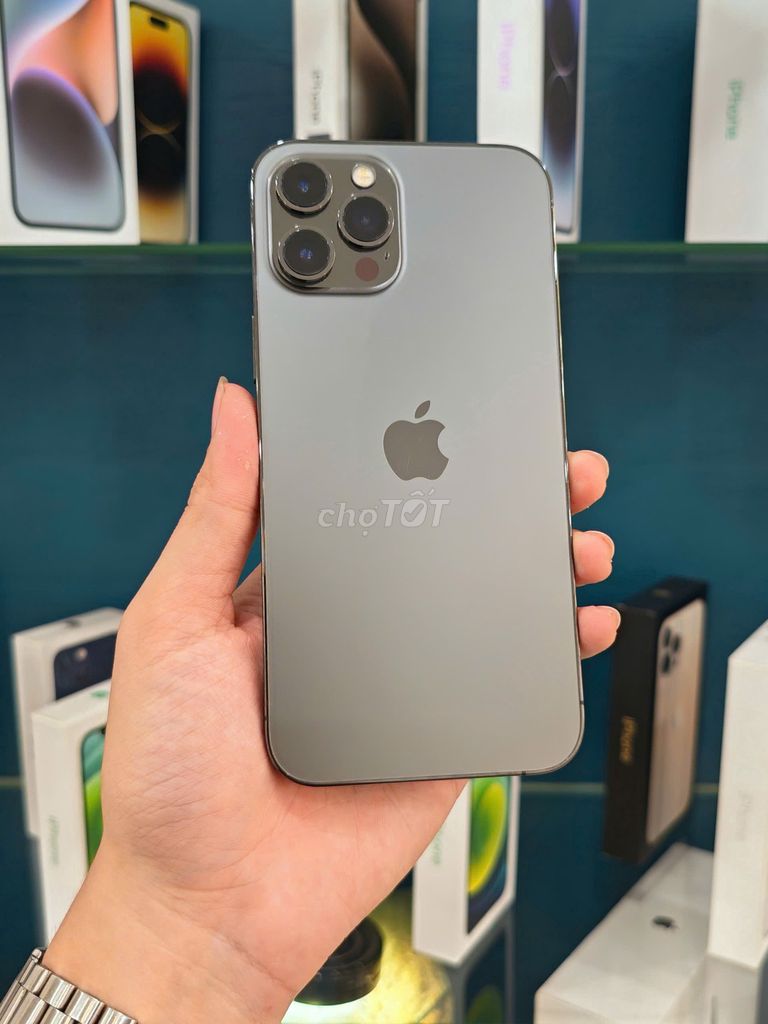 SALE iPhone 12 Pro Max 128GB Xám Zin nguyên bản. Mua bán Điện thoại tại Quận Phú Nhuận Tp Hồ Chí Minh được đăng bởi TYMO Việt Nam hình 1