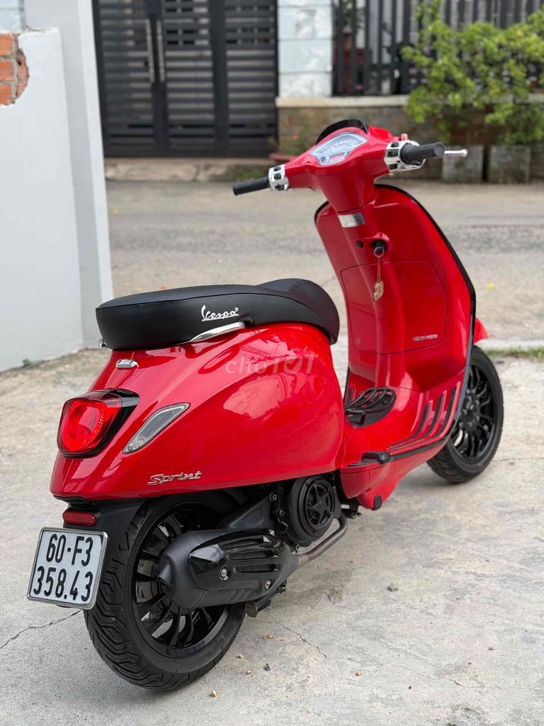 🌈 Vespa Sprint 2019–Đỏ Đen Sporty—Máy Zin/Chất. Mua bán Xe máy tại Thành phố Biên Hòa Đồng Nai được đăng bởi Phong hình 3