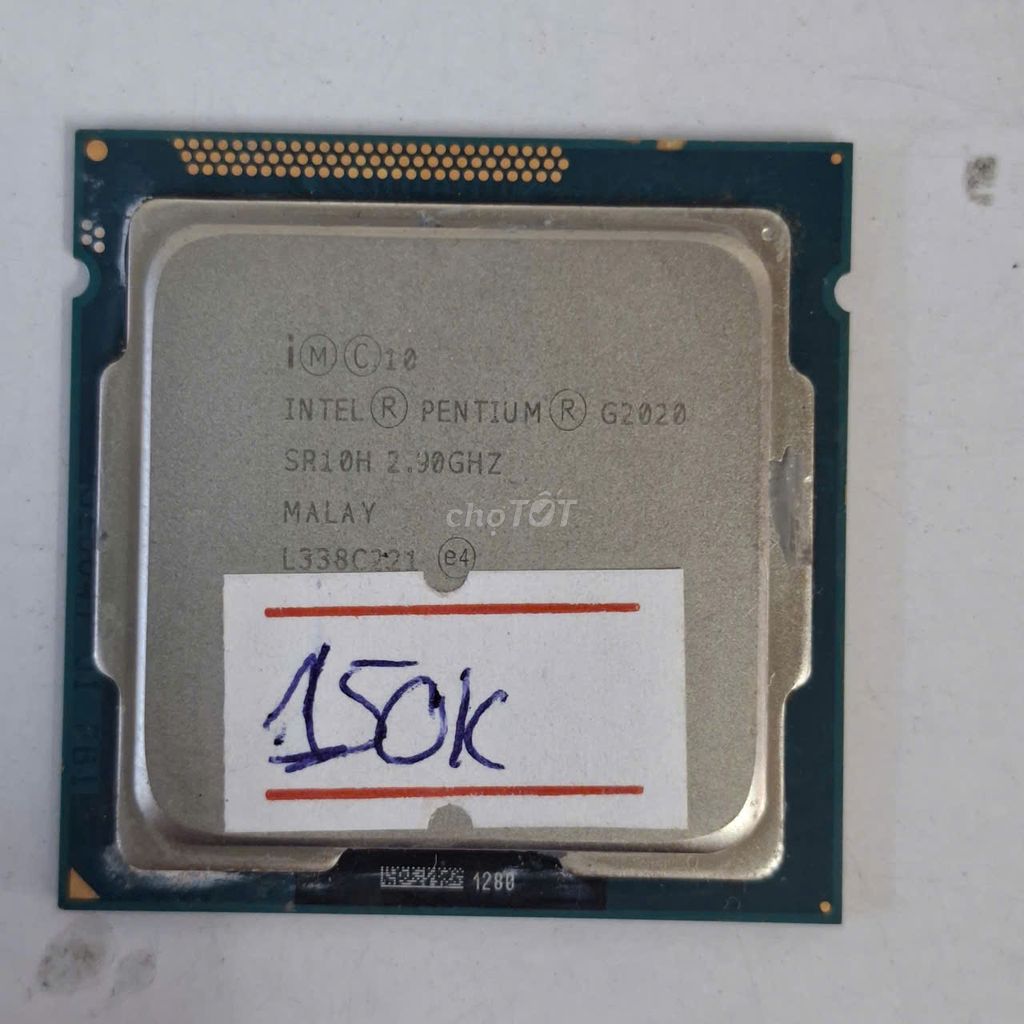CPU Intel Pentium G2020 2.90GHz. Mua bán Linh kiện (RAM, Card...) tại Quận Tân Phú Tp Hồ Chí Minh được đăng bởi Vtech hình 1