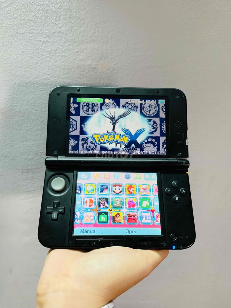 Nintendo OLD 3DS LL Xám bạc fullgame 32GB 98%