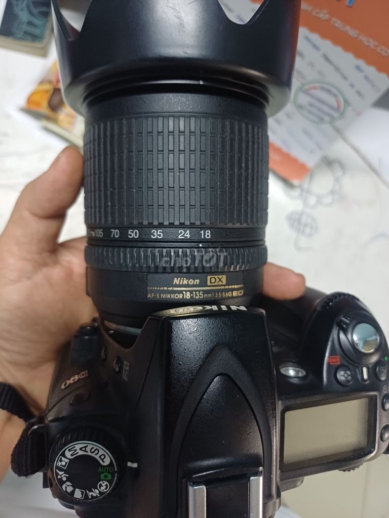Máy ảnh Nikon D90 18-135mm Đen. Mua bán Máy ảnh, Máy quay tại Huyện Tư Nghĩa Quảng Ngãi được đăng bởi Bui Cong Thanh hình 1