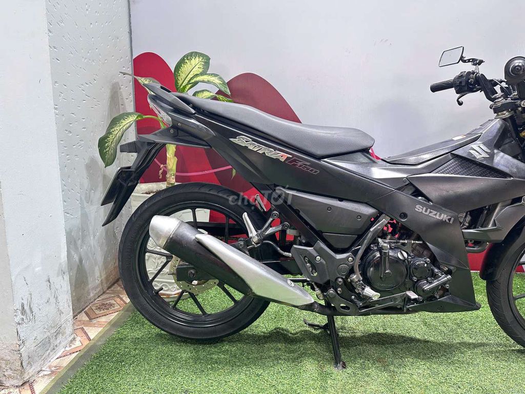 Suzuki Satria Đen Côn tay. Mua bán Xe máy tại Thị xã Phú Mỹ Bà Rịa - Vũng Tàu được đăng bởi Lê  Thanh Hải  hình 5