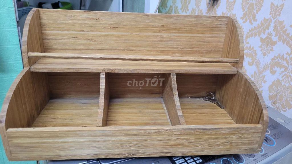 Khay đựng gia vị Gỗ Nâu gỗ Chưa sử dụng. Mua bán Dụng cụ nhà bếp tại Quận Ba Đình Hà Nội được đăng bởi Ngân Trà hình 1
