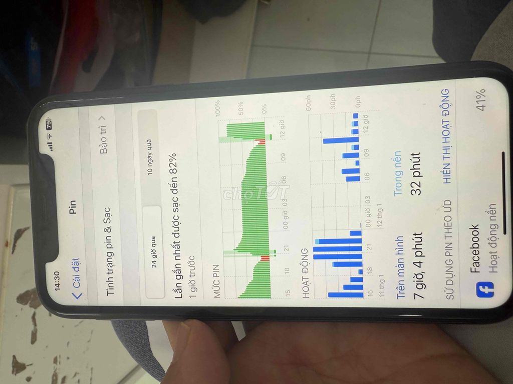 iPhone 11 64GB Đen Quốc tế, giá rẻ, 98%