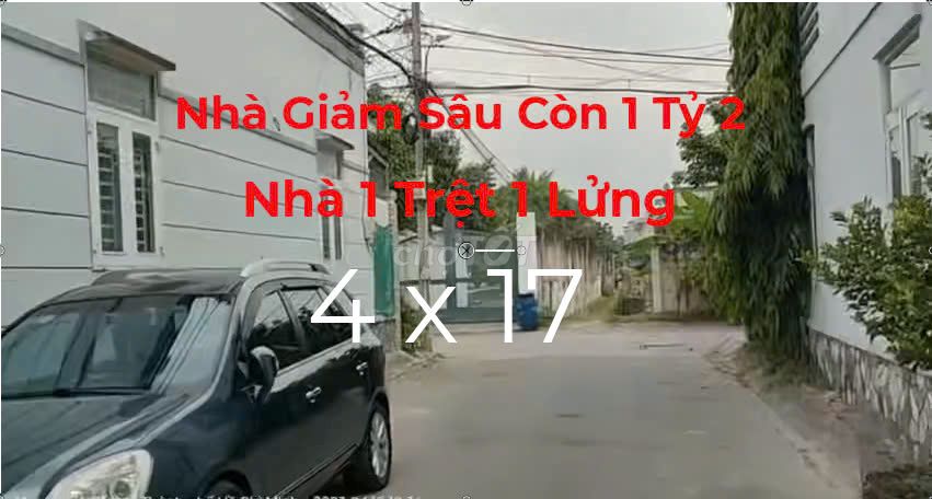 Bán Nhà 1 trệt 1 lửng 68m2 đường 6m xe tải ở Đinh Đức Thiện Bình Chánh