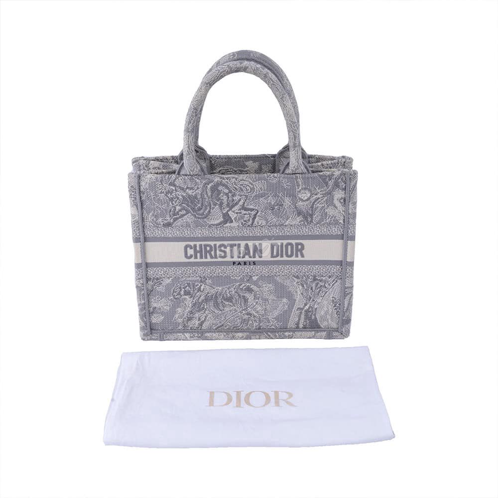 Túi xách Dior Gray and White Toile CHÍNH HÃNG