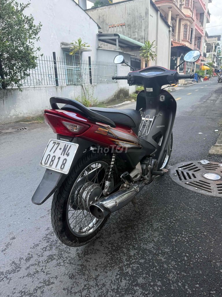 Honda Wave красный, полуавтомат