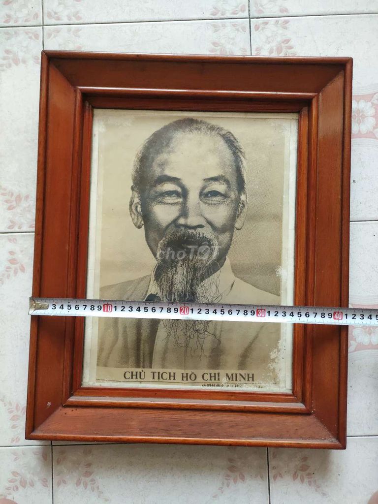 Tranh ảnh Hồ Chí Minh 40x50 cm. Mua bán Đồ sưu tầm, đồ cổ tại Thành phố Long Xuyên An Giang được đăng bởi NGUYỄN LONG 217 hình 1