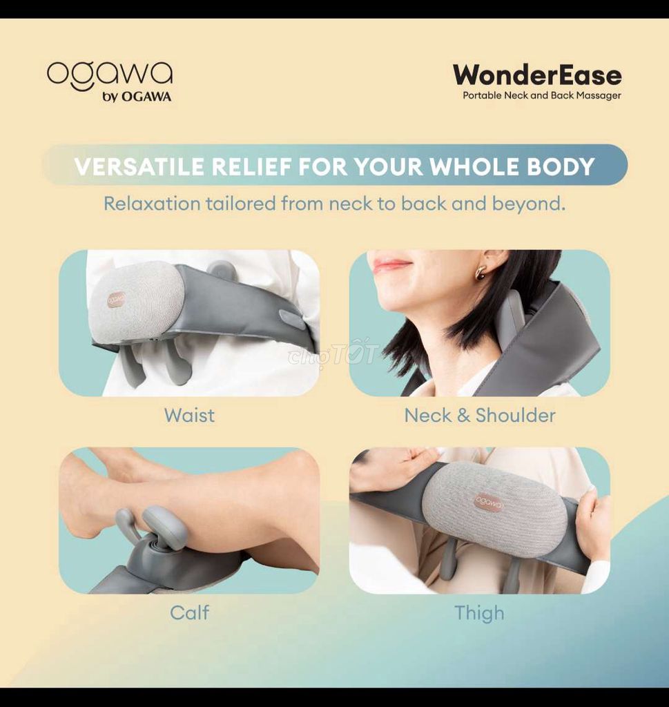 Máy massage Ogawa WonderEase Xám. Mua bán Nội thất, đồ gia dụng khác tại Quận 7 Tp Hồ Chí Minh được đăng bởi Trần Tuấn hình 1