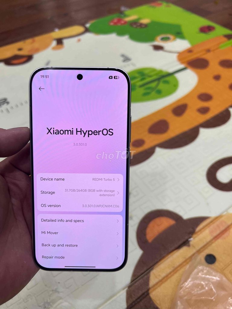 Xiaomi Redmi Turbo 5 16/256GB Trắng. Mua bán Điện thoại tại Quận Hoàng Mai Hà Nội được đăng bởi Nguyennoi hình 1
