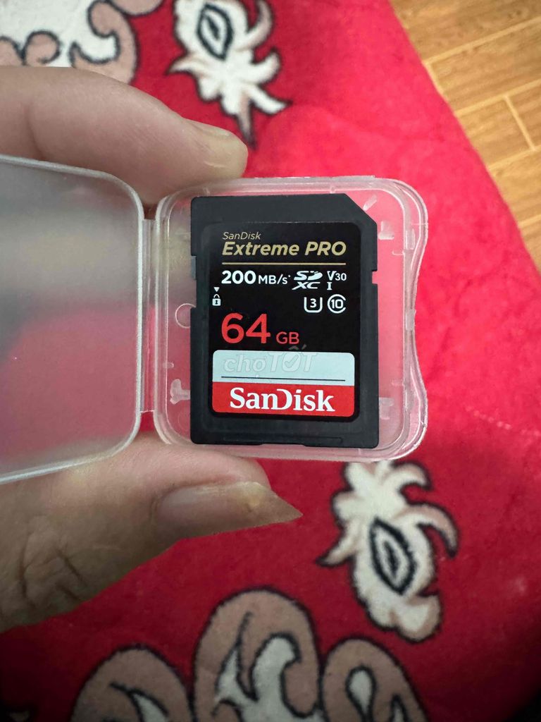 Thẻ nhớ SanDisk Extreme PRO 64GB. Mua bán Phụ kiện (Màn hình, Chuột...) tại Huyện Việt Yên Bắc Giang được đăng bởi Đàm Trường hình 1