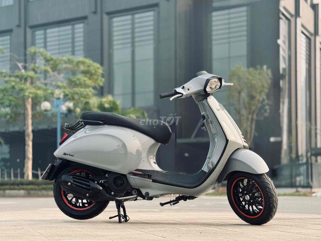 Piaggio Vespa Sprint 125 ABS 2019 Xám. Mua bán Xe máy tại Quận Cầu Giấy Hà Nội được đăng bởi Tuấn Việt Motor hình 5