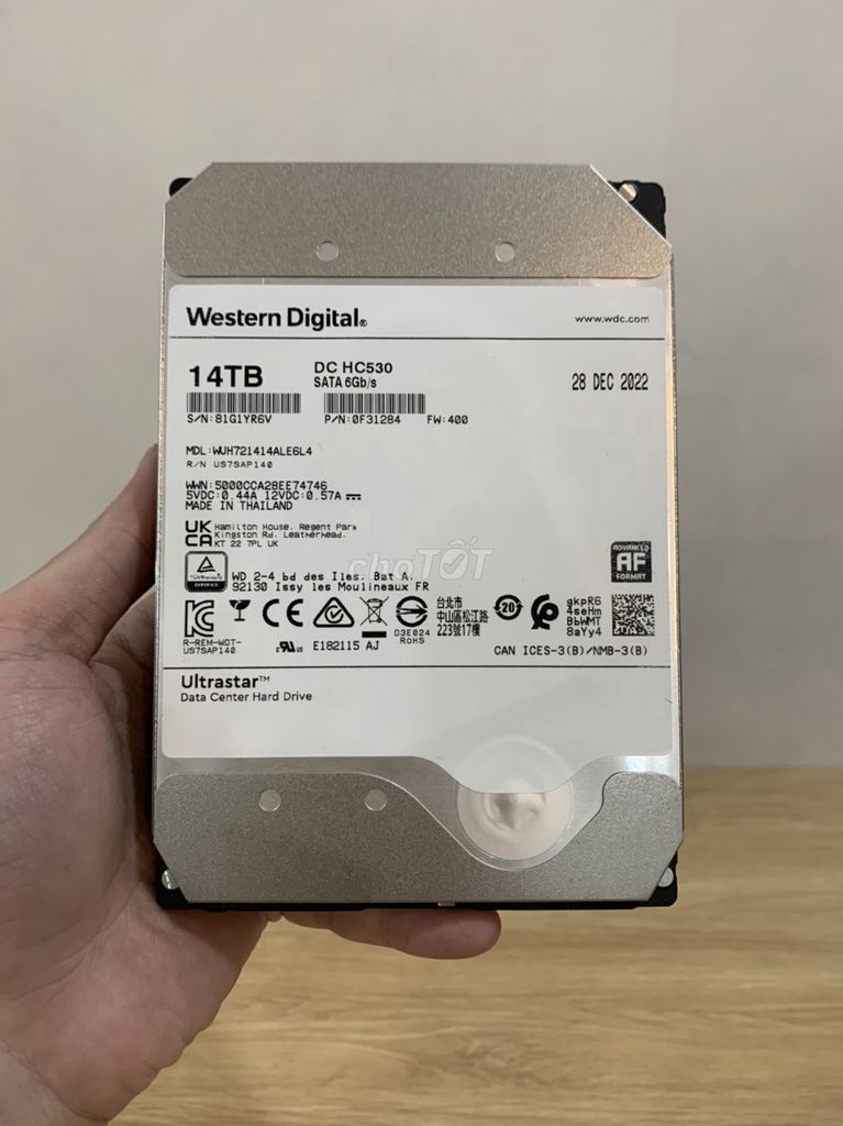 Western Ultrastar 14TB