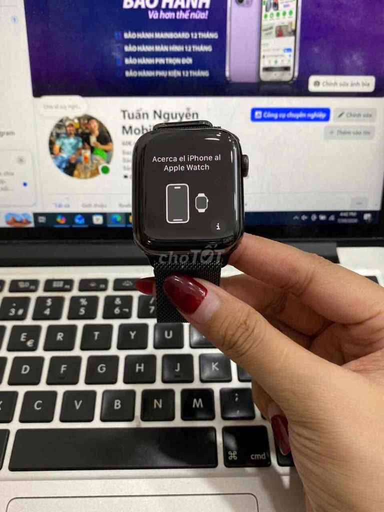 Apple Watch Series 6 44MM Đen LTE. Mua bán Thiết bị đeo thông minh tại Quận 3 Tp Hồ Chí Minh được đăng bởi Tuấn Nguyễn hình 1