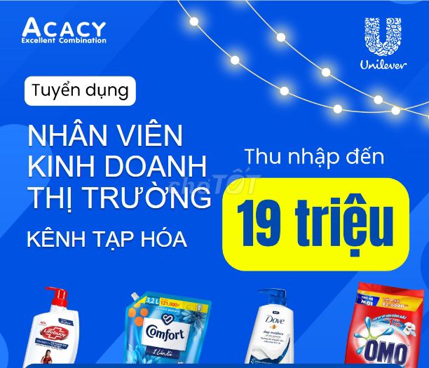 Nhân viên thị trường kênh Tạp hóa Unilever