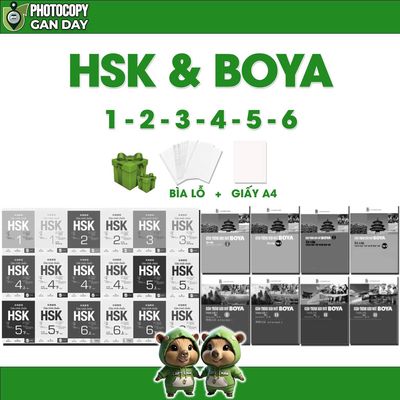 In tài liệu học tiếng Trung -  HSK 1-6 và BOYA. Mua bán Sách tại Huyện Bình Chánh Tp Hồ Chí Minh được đăng bởi Photocopy Gần Đây