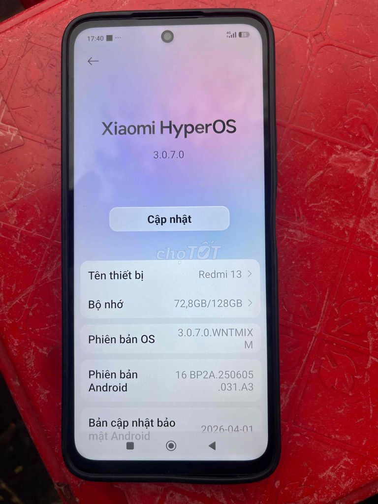 Xiaomi Redmi 13 128GB Đen. Mua bán Điện thoại tại Quận Tân Phú Tp Hồ Chí Minh được đăng bởi Tên chưa cung cấp hình 1