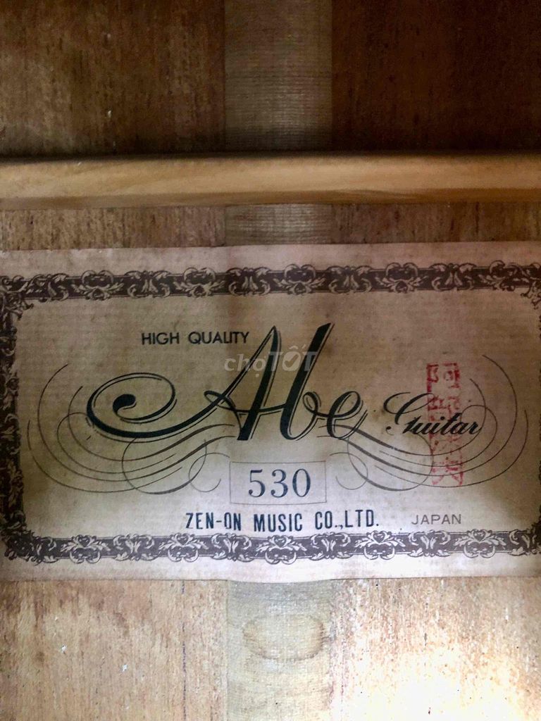 Đàn guitar Abe 530 Gỗ Nâu. Mua bán Nhạc cụ tại Quận Cẩm Lệ Đà Nẵng được đăng bởi Đặng Minh Hiền hình 1