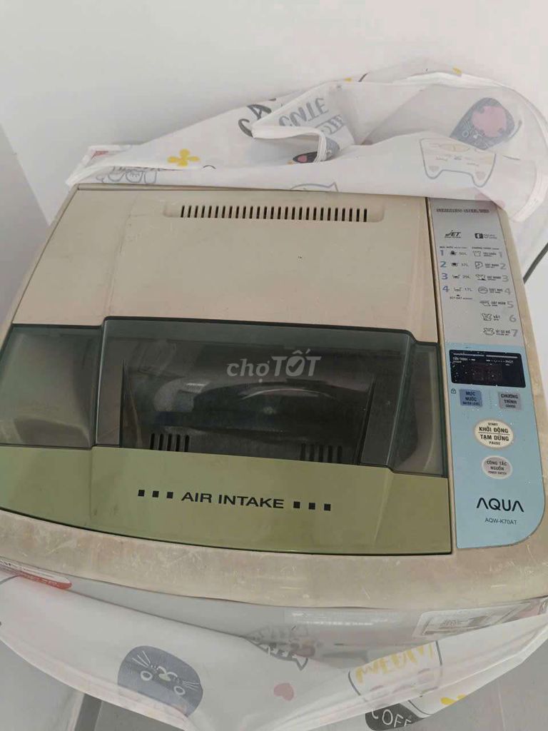 Máy giặt Sanyo 7kg cửa trên đã sử dụng. Mua bán Máy giặt tại Thành phố Thủ Dầu Một Bình Dương được đăng bởi Hiền  hình 1