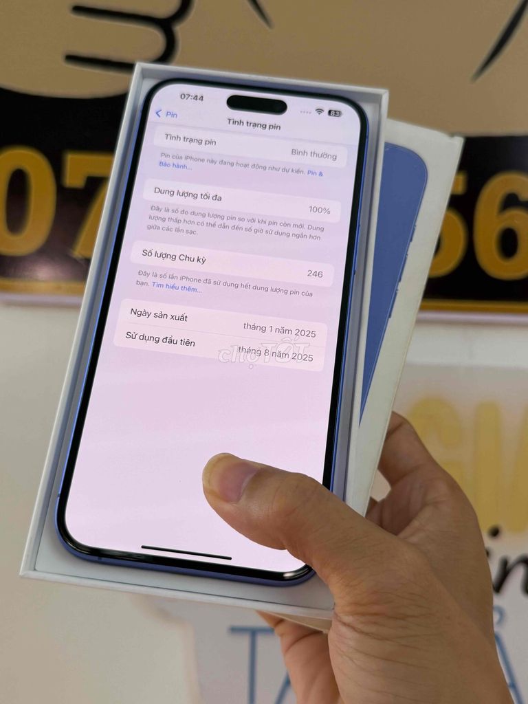 iphone 16 plus 128Gb chính hãng Vna Fullbox CBH. Mua bán Điện thoại tại Quận Tân Phú Tp Hồ Chí Minh được đăng bởi trương thành hưng hình 1