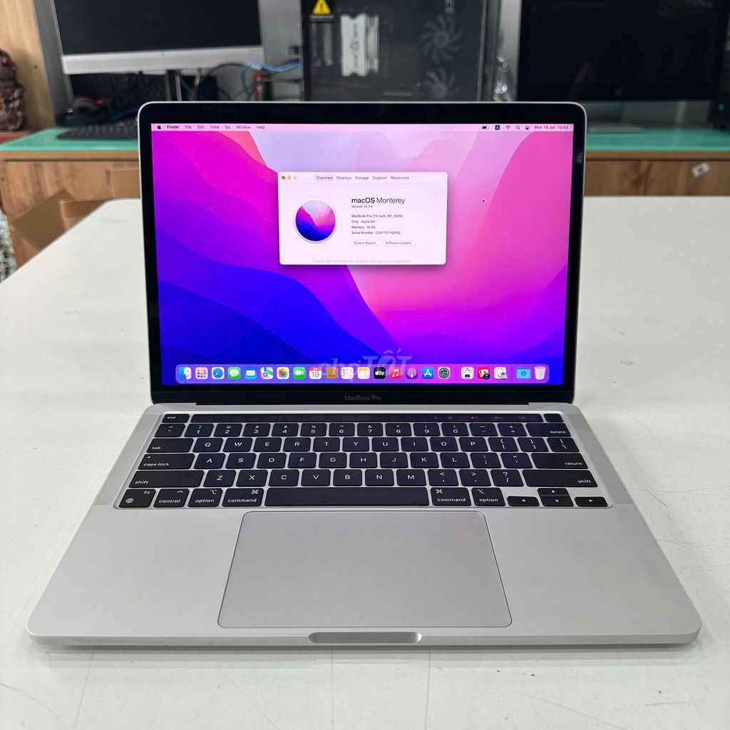 MacBook Pro M1 13.3 inch 2k. 16GB/256GB. Mua bán Laptop tại Quận Tân Bình Tp Hồ Chí Minh được đăng bởi Nguyễn thế duy hình 1