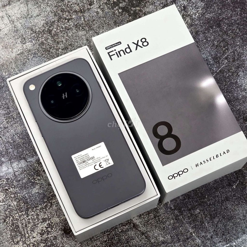 Oppo Find X8 5G 512GB Đen Bản Chính Hãng VN. Mua bán Điện thoại tại Quận Thanh Khê Đà Nẵng được đăng bởi Tú MB hình 1