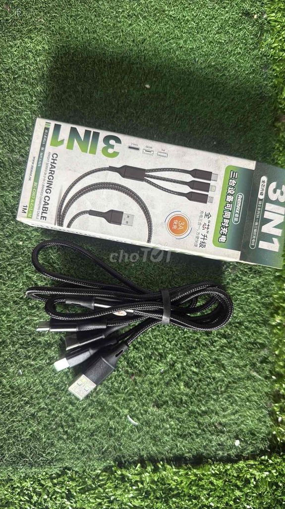 cáp sạc nhanh 3 đầu 3in1 (remax) mới. Mua bán Phụ kiện (Màn hình, Chuột...) tại Thành phố Thủ Đức Tp Hồ Chí Minh được đăng bởi Cũ Giá Rẻ hình 1