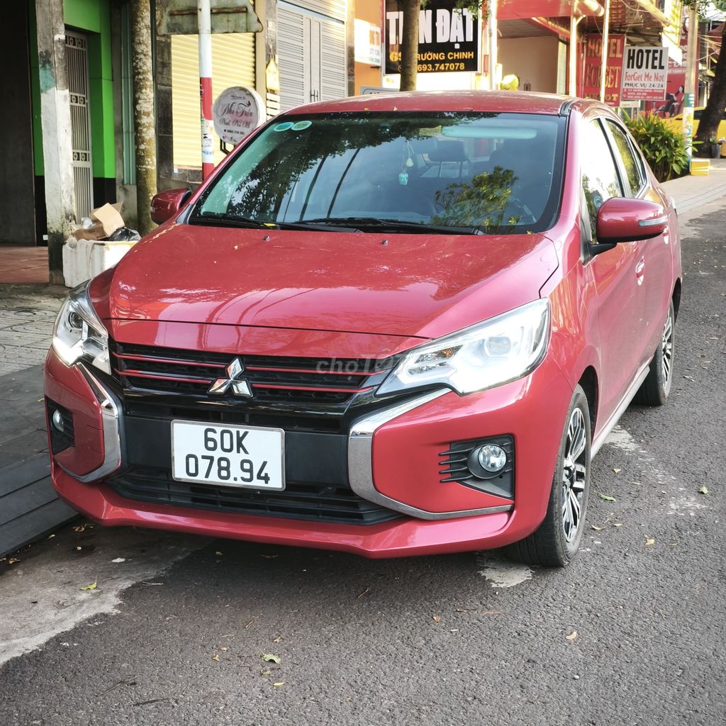 Mitsubishi Attrage 2021 CVT Đỏ. Mua bán Ô tô tại Thành phố Pleiku Gia Lai được đăng bởi Phan Hải hình 2