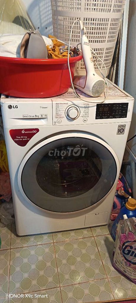 Máy giặt LG 8kg cửa ngang Inverter cũ. Mua bán Máy giặt tại Quận Đống Đa Hà Nội được đăng bởi Hiếu Nguyễn hình 1