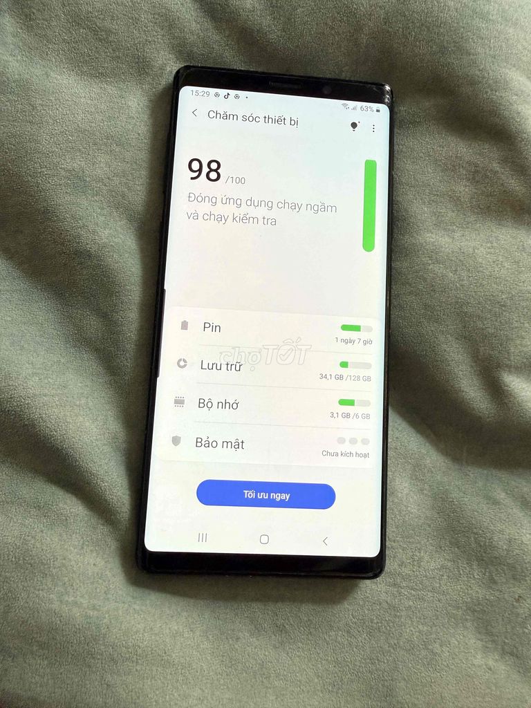 Samsung Note 9 128GB Đen. Mua bán Điện thoại tại Quận Bình Tân Tp Hồ Chí Minh được đăng bởi thanh hình 1