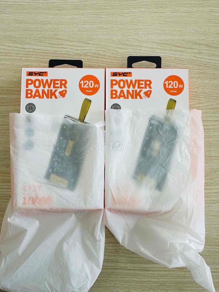Sạc dự phòng SYC 10000 mAh Trắng. Mua bán Phụ kiện (Màn hình, Chuột...) tại Thành phố Rạch Giá Kiên Giang được đăng bởi Mã phong  hình 1