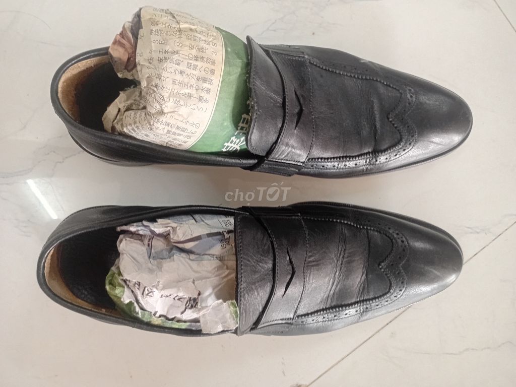 Giày da nam Nhật Bản da bò size 41 đen. Mua bán Giày dép tại Thành phố Thủ Dầu Một Bình Dương được đăng bởi Cuong đồ nhật hình 1