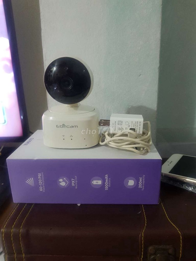 Camera an ninh Ebitcam Trắng. Mua bán Máy ảnh, Máy quay tại Quận Hai Bà Trưng Hà Nội được đăng bởi Bbeo hình 1