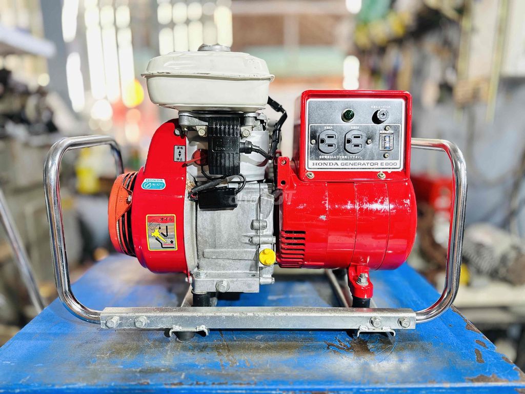 Máy phát điện nhật bãi Honda E800 Đỏ 800W. Mua bán Đồ chuyên dụng, Giống nuôi trồng tại Quận 7 Tp Hồ Chí Minh được đăng bởi Thanh Hàng Nhật Bãi  hình 1